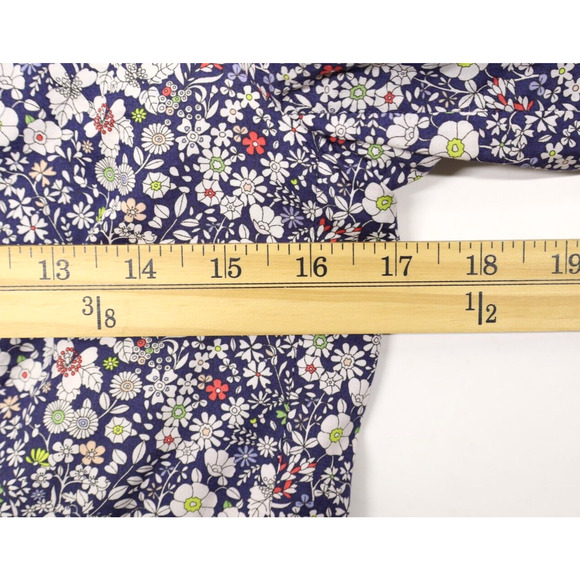 J. Crew Liberty London Women's Blazer June's Meadow Floral Schoolboy Sz 4 - Picture 4 of 10